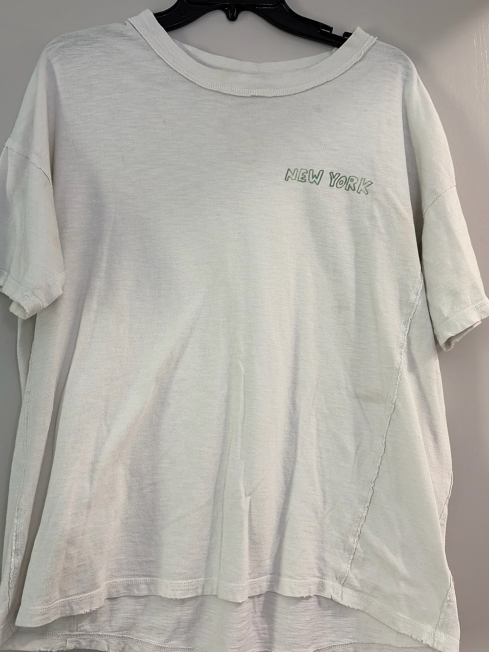 aerie White 'New York' Short Sleeve Tee